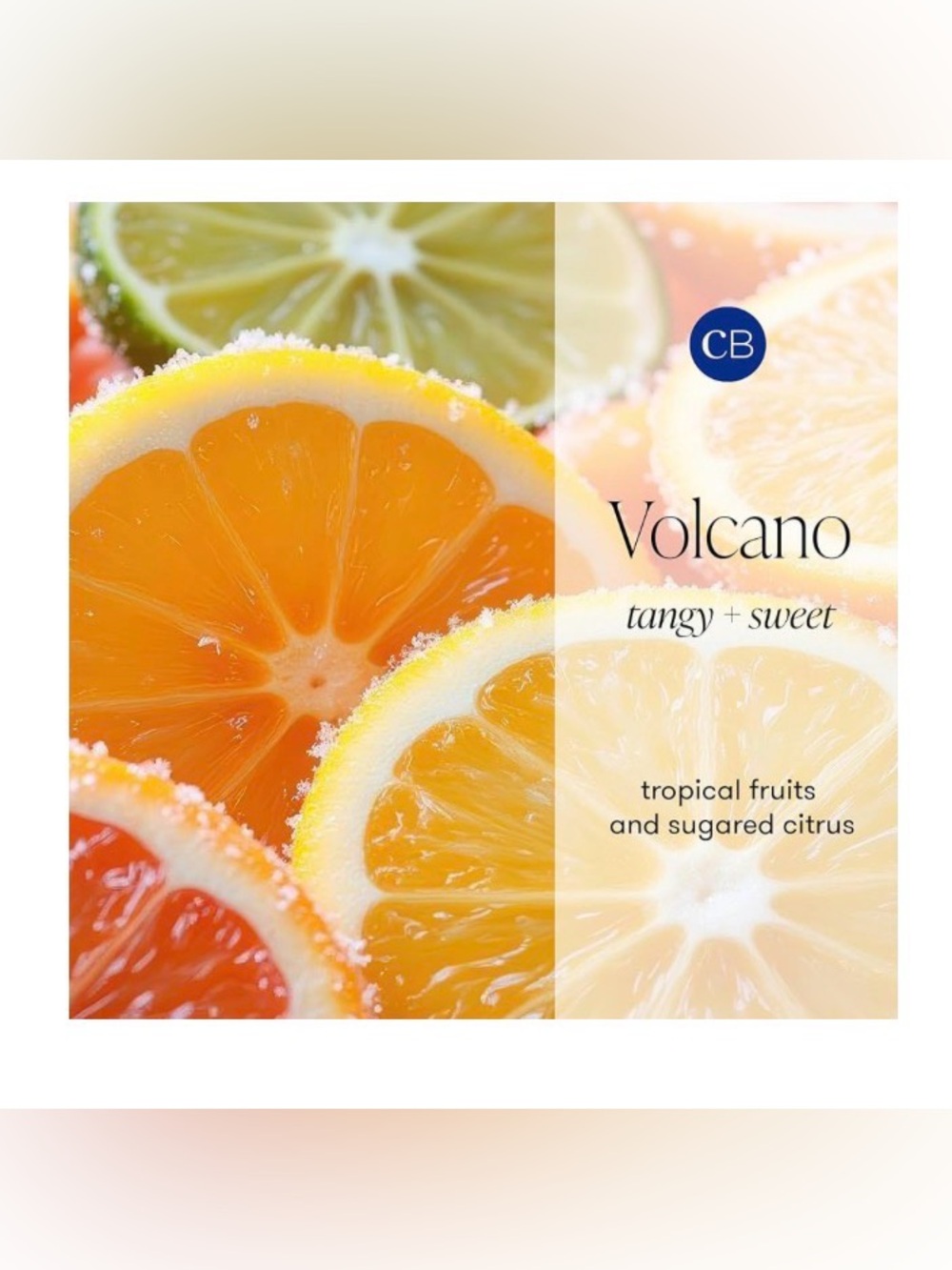 Capri Blue Volcano Scented Candles - Jumbo Blue Color (48 oz) - Picture 2 of 8